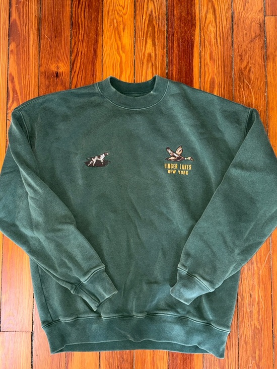 Abercrombie & Fitch Other - Abercrombie & Fitch Forest Green Crewneck Sweatshirt